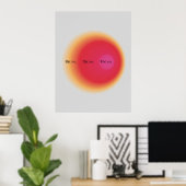 Gradient | Inspirational & decorative art Poster (Heimbüro)
