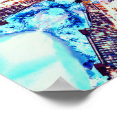 Gradient Kaleidoskop | Mandala Art Poster (Ecke)