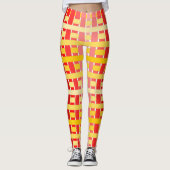 Gradient Kariert Leggings (Vorderseite)