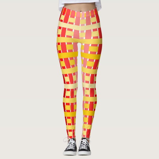 Gradient Kariert Leggings (Vorderseite)