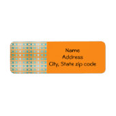 Gradient Kariert Orange (Vorne)