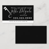 Gradient Key Zuhause Sales Broker Visitenkarte (Vorne/Hinten)