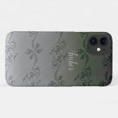 Gradient Leaf Muster Personalisiert Case-Mate iPhone Hülle (Rückseite (Horizontal))