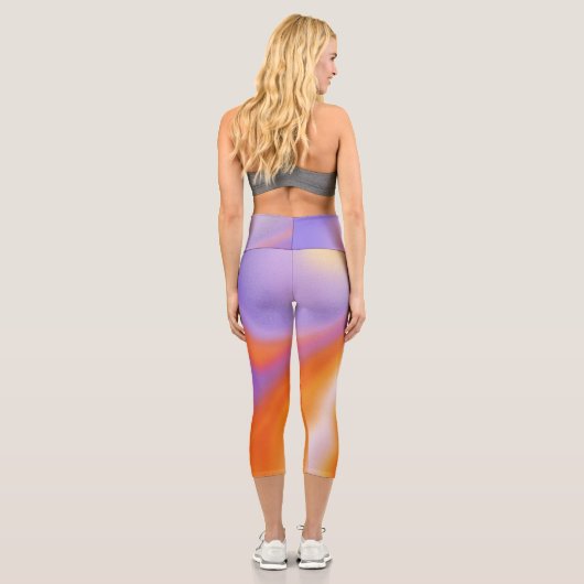 Gradient | Leggings in modernen Pastellfarben (Rückseite)