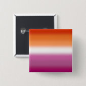 Gradient Lesben-Stolzflagge – Lesbenflagge Button (Vorne & Hinten)