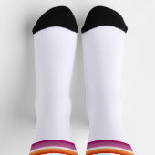 Gradient Lesbenstolz  Socken (Oben)