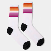 Gradient Lesbenstolz  Socken (Rechts)