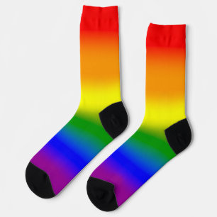 Gradient LGBTQ Rainbow Pride Socken