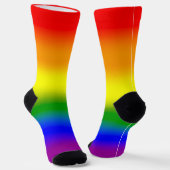 Gradient LGBTQ Rainbow Pride Socken (Gewinkelt)
