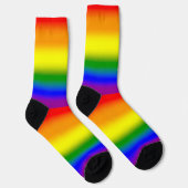 Gradient LGBTQ Rainbow Pride Socken (Rechts)