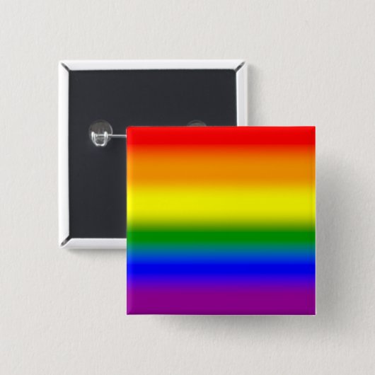 Gradient LGBTQ+ Rainbow Prilag Flag - Regenbogenfl Button (Vorne & Hinten)