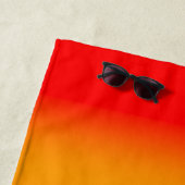 Gradient LGBTQ+ Rainbow Prilag Flag - Regenbogenfl Strandtuch (Beispiel)