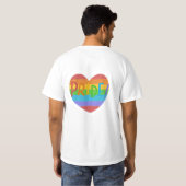 GRADIENT LIEBE T - SHIRT (Schwarz voll)