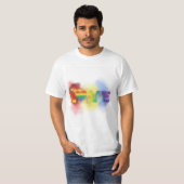 GRADIENT LIEBE T - SHIRT (Vorne ganz)