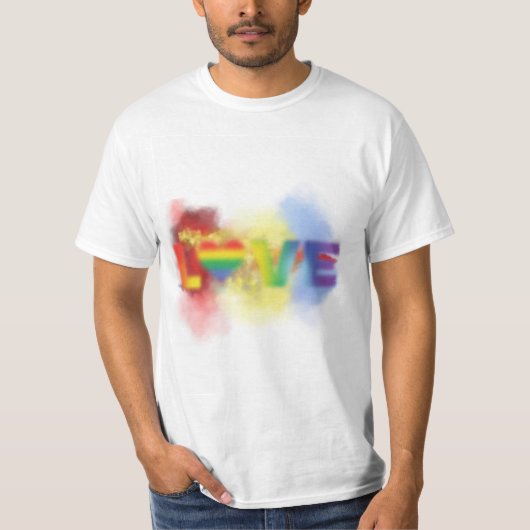 GRADIENT LIEBE T - SHIRT (Vorderseite)