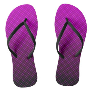 Gradient lila graue Polka Punkte drucken abstrakt Badesandalen