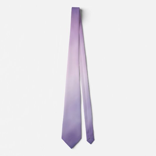 Gradient Lila, Lilac, Blue Elegant Krawatte (Vorderseite)