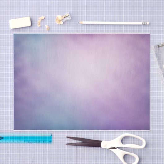 Gradient Lila, Lilac, Blue Elegant Seidenpapier (Handwerk)