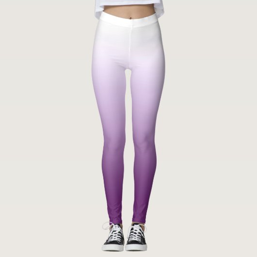 Gradient lila lilac ombre leggings (Vorderseite)