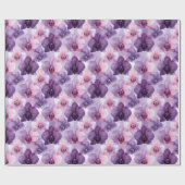 Gradient Lila Orchideenschichten Geschenkpapier (Flach)
