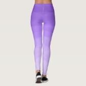 Gradient Lila Polygonal Leggings (Rückseite)