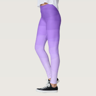 Gradient Lila Polygonal Leggings