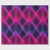 Gradient Lila Rosa Fusion Dunkles abstraktes Muste Geschenkpapier (Flach)