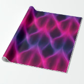 Gradient Lila Rosa Fusion Dunkles abstraktes Muste Geschenkpapier (Ungerollt)