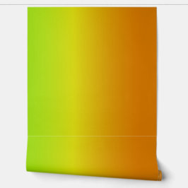 Gradient Lime Green Yellow und Orange Tapete