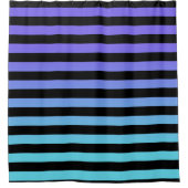 Gradient Lines Duschvorhang (Vorderseite)