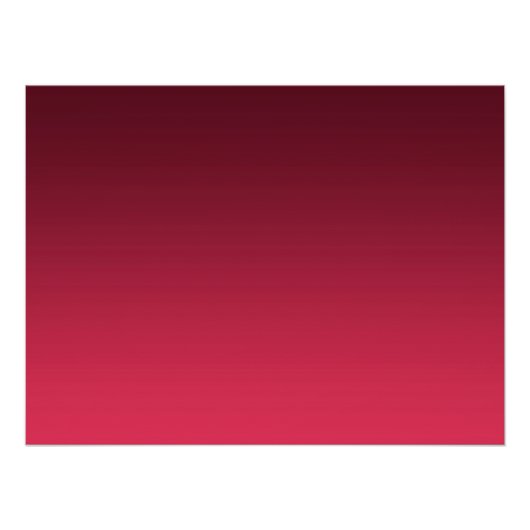 Gradient Magenta - hell bis tief | Saisonale Stimm Poster (Vorderseite)