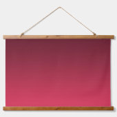 Gradient Magenta - hell bis tief | Saisonale Stimm Wandteppich Mit Holzrahmen (Vorderseite)