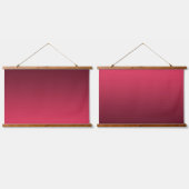 Gradient Magenta - hell bis tief | Saisonale Stimm Wandteppich Mit Holzrahmen (Doppelt)