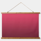 Gradient Magenta - hell bis tief | Saisonale Stimm Wandteppich Mit Holzrahmen (Vorderseite 2)