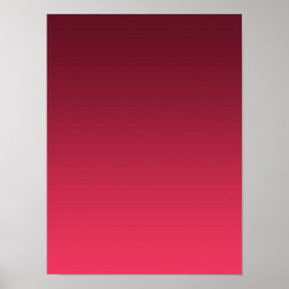 Gradient Magenta - light to deep | Seasonal Moods| Poster