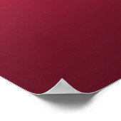 Gradient Magenta - tief zu hell | Saisonale Stimmu Poster (Ecke)
