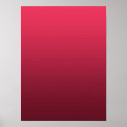 Gradient Magenta - tief zu hell | Saisonale Stimmu Poster (Vorne)
