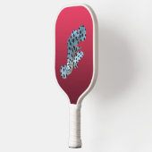 Gradient Magenta - von tief nach hell | Saisonale Pickleball Schläger (Links)