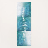 Gradient Mandala Blocks Yogamatte (Vorderseite)