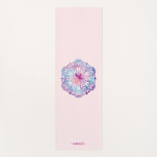 Gradient Mandala Lotus Blume Yoga Mat [1] Yogamatte (Vorderseite)