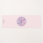 Gradient Mandala Lotus Blume Yoga Mat [2] Yogamatte (Vorderseite (Horizontal))