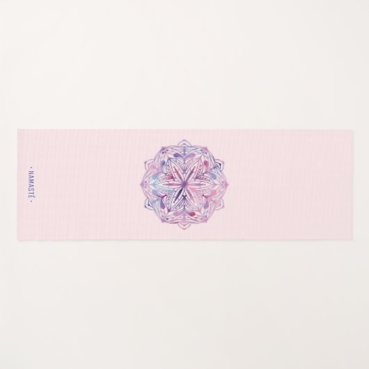 Gradient Mandala Lotus Blume Yoga Mat [2] Yogamatte (Vorderseite (Horizontal))