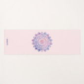 Gradient Mandala Lotus Blume Yoga Mat [3] Yogamatte (Vorderseite (Horizontal))