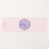 Gradient Mandala Lotus Blume Yoga Mat [4] Yogamatte (Vorderseite (Horizontal))