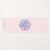 Gradient Mandala Lotus Blume Yoga Mat [5] Yogamatte (Vorderseite (Horizontal))