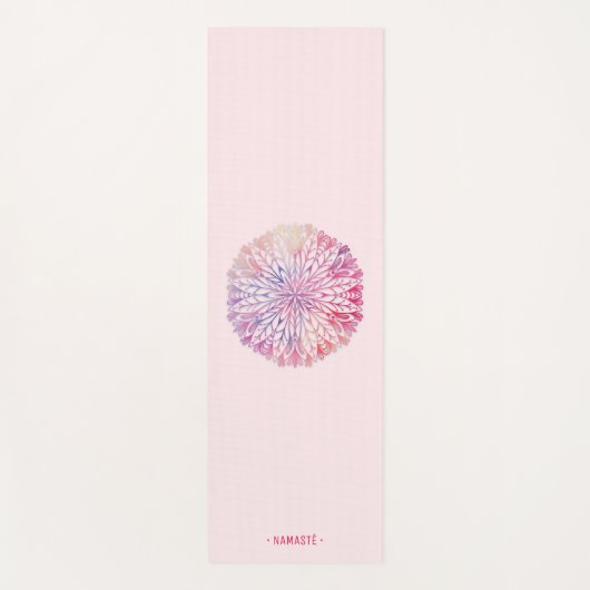 Gradient Mandala Lotus Blume Yoga Mat [6] Yogamatte (Vorderseite)
