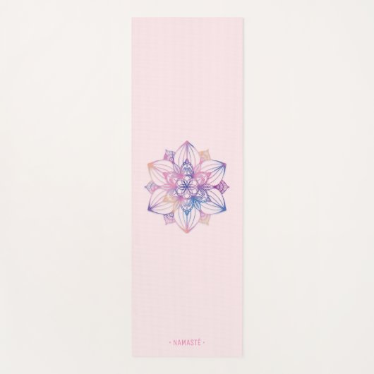 Gradient Mandala Lotus Blume Yoga Mat [8] Yogamatte (Vorderseite)