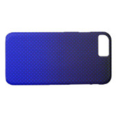 Gradient Marine graue Polka Punkte drucken abstrak Case-Mate iPhone Hülle (Rückseite (Horizontal))