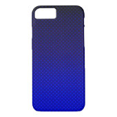 Gradient Marine graue Polka Punkte drucken abstrak Case-Mate iPhone Hülle (Rückseite)