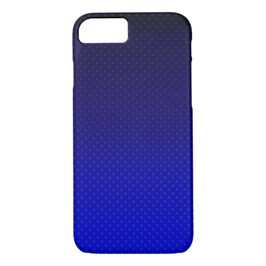 Gradient Marine graue Polka Punkte drucken abstrak Case-Mate iPhone Hülle (Rückseite)